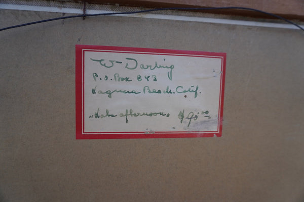 William Darling (1882-1963) - Late Afternoon - Original Oil on Board P3269