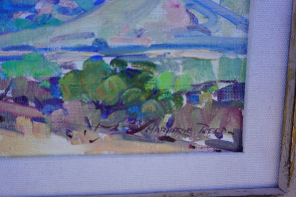 Marjorie Reed - Apache Country, or, Under The Sheep's Head, Land of God - Oil on Board P3270