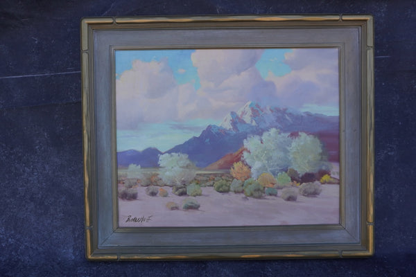 George Bickerstaff - Winter in the Desert - Oil on Canvas c 1950 P3272