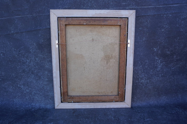 Andrés A. Hernandez -  Portrait of A Man in a Panocha - Oil on Canvas  1900 P3292