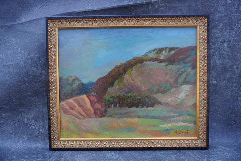Anders Aldrin  - Hill and Valley 1943 Oil on Board P3296