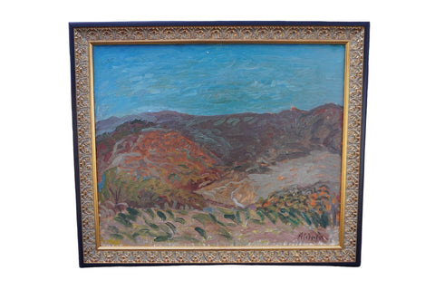 Anders Aldrin - Ojai Mountains - Oil on Board P3299