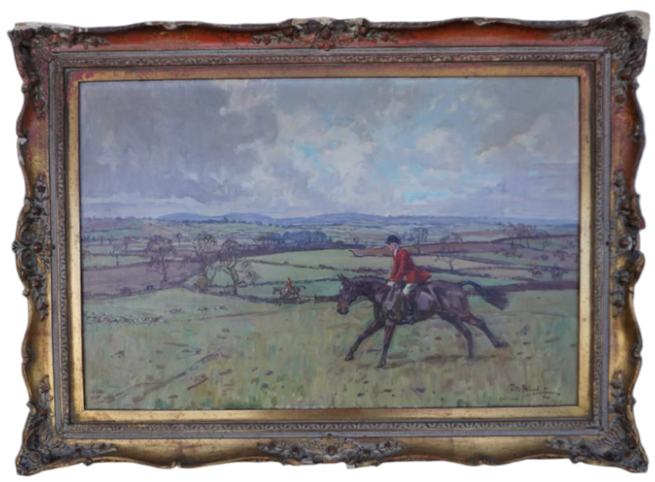 Peter Biegel (1913-1987)- Fox Hunting - Oil on Canvas P3339