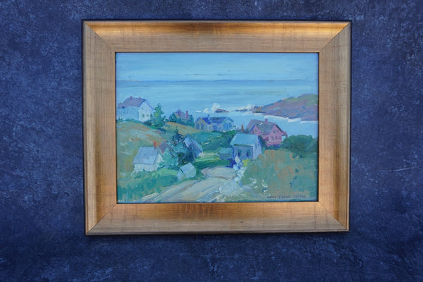 Helen Gapen Oehler - California Coast - Oil on Board P3343