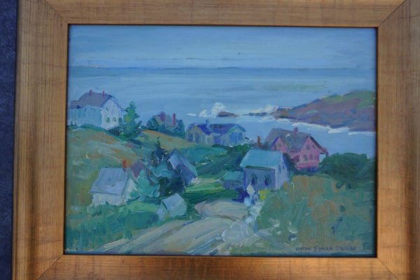 Helen Gapen Oehler - California Coast - Oil on Board P3343