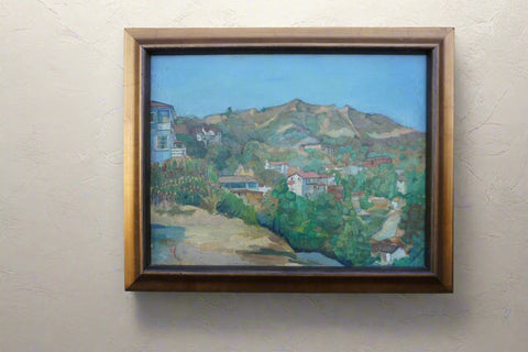 Jacques Ronay - Hollywood Hillside - Oil on Board P3347