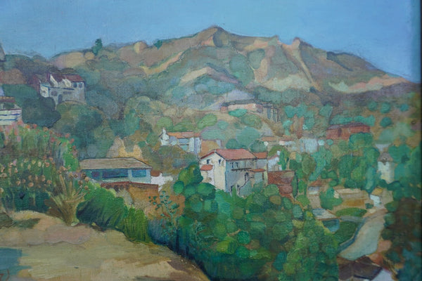 Jacques Ronay - Hollywood Hillside - Oil on Board P3347