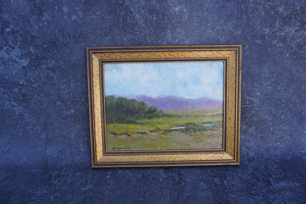 Carl Oscar Borg, Landscape, Oil on Canvas P3361