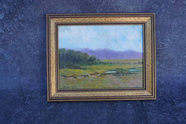 Carl Oscar Borg, Landscape, Oil on Canvas P3361