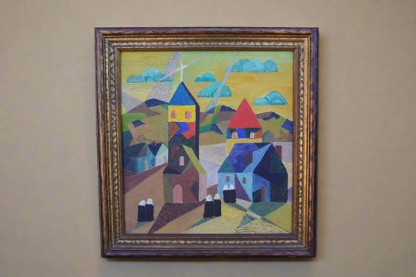 Nuns by Gerda Viehman, Oil on Board P3364