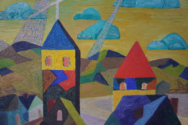 Nuns by Gerda Viehman, Oil on Board P3364
