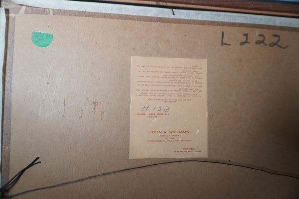 Hernando Gonzallo Villa 1889-1952, Vaquero on Horseback, Watercolor on Paper P3371