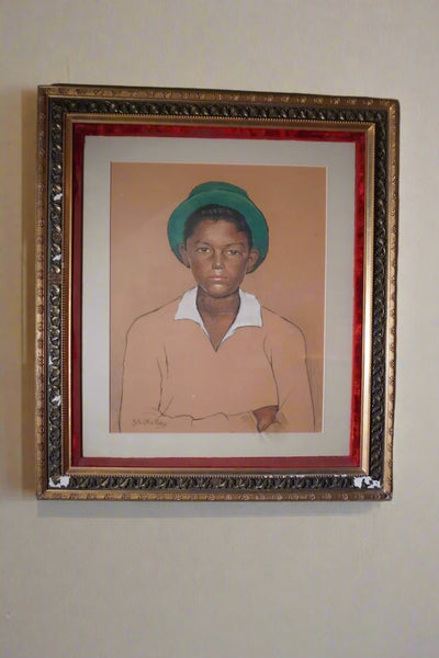 Boy with Green Hat by Edith Caitlin Phelps P3374