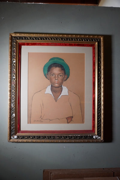 Boy with Green Hat by Edith Caitlin Phelps P3374