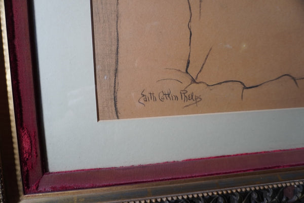 Boy with Green Hat by Edith Caitlin Phelps P3374