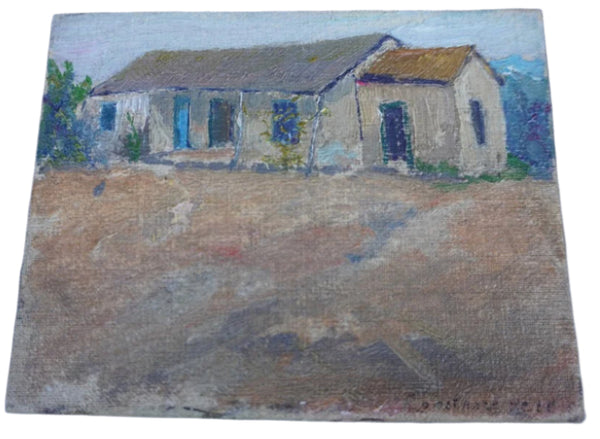 Constance Peters - Casa De Lugo  - Oil on Board P3380