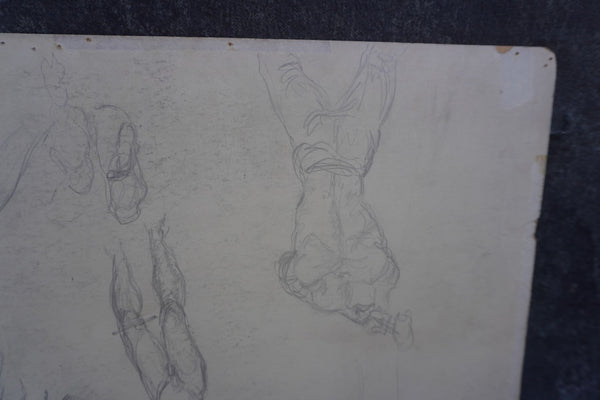Accident Scene by Sam Hyde Harris, Mixed Media on Board P3393