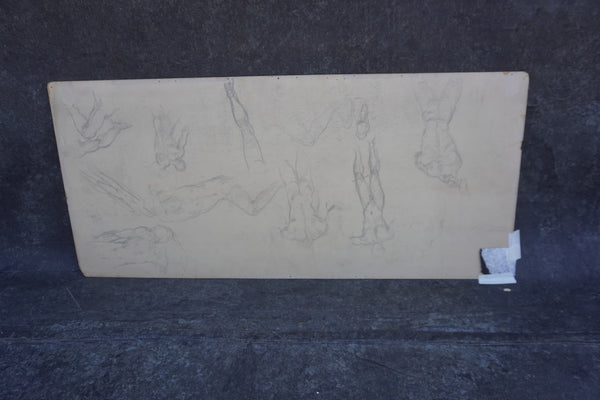 Accident Scene by Sam Hyde Harris, Mixed Media on Board P3393