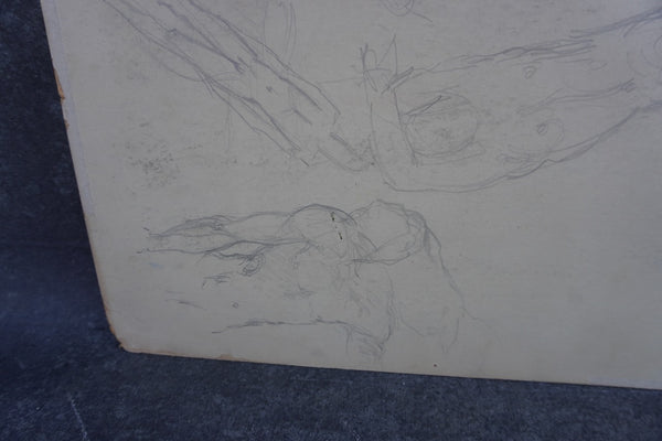 Accident Scene by Sam Hyde Harris, Mixed Media on Board P3393