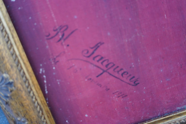 Bl. Jacqueury - Aimons-nous, Sauvons-nous - Oil on Canvas P3396