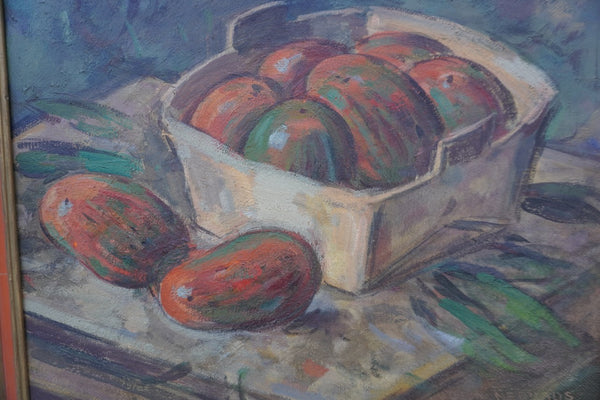 Karl Eugen Neuhaus (1904-1963) - Still Life: Mangos in Basket - P3406