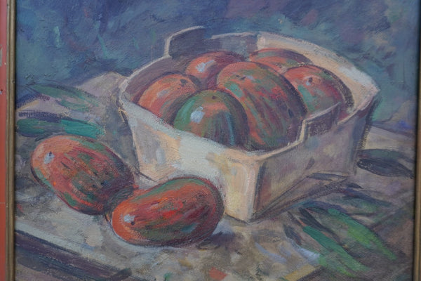 Karl Eugen Neuhaus (1904-1963) - Still Life: Mangos in Basket - P3406