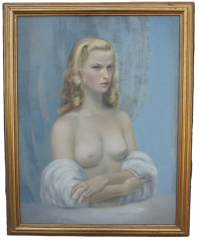 Eva Herrmann (1901-1978) - Ice Queen - Oil on Board P3407