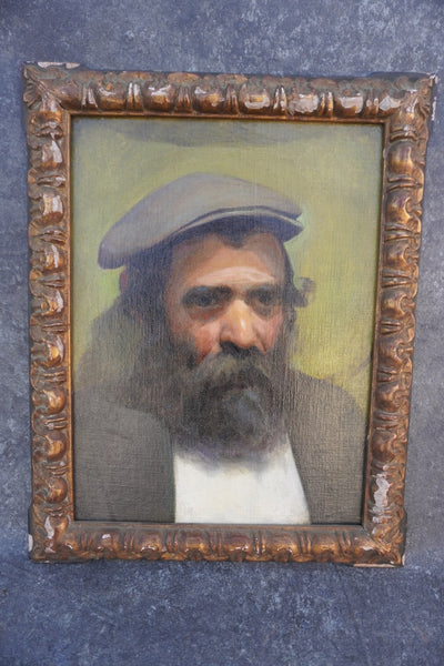 Portrait of a Man by Angelo Vianello, Oil on Masonite P3424