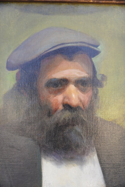 Portrait of a Man by Angelo Vianello, Oil on Masonite P3424