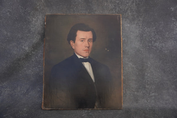 Gilded Age Portrait, Signed, Oil on Canvas P3428