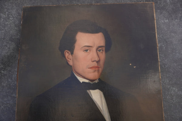 Gilded Age Portrait, Signed, Oil on Canvas P3428