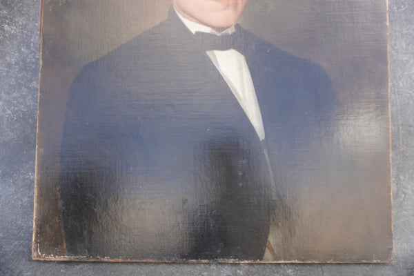 Gilded Age Portrait, Signed, Oil on Canvas P3428