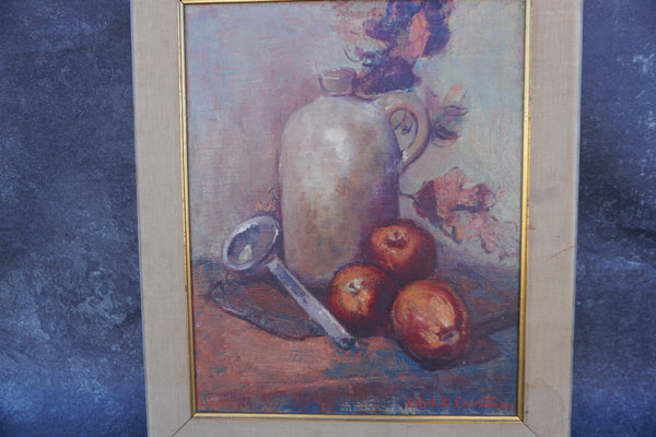 Ethel Christensen Still Life, Oil on Canvas P3437