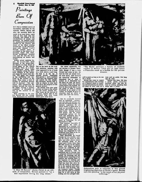 Janós Bernát (1910-1964) - Industrial California Landscape - Los Angeles Oil Wells 1950 Oil on Board P3290