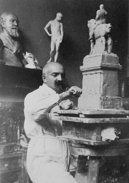 Erich Schmidt-Kestner (1877-1941) Amazon with Horse - Bronze A3023