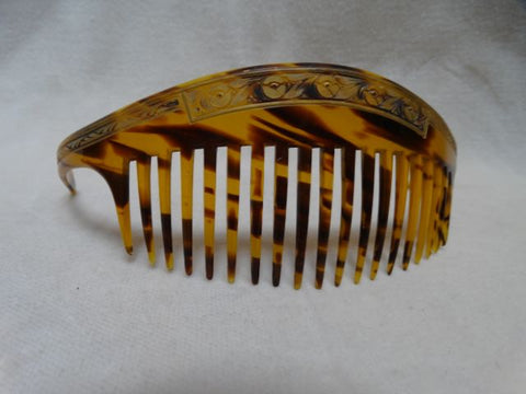 Celluloid Tortoiseshell Low Comb