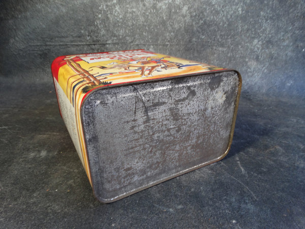 Antique Pep Boys On The Range Western Motor Oil Can c 1949 A2339