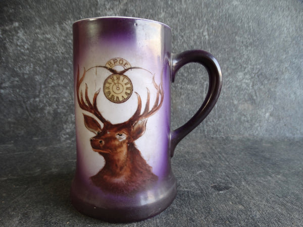 Fraternal Order of Elks Beer Stein c 1900 A2359