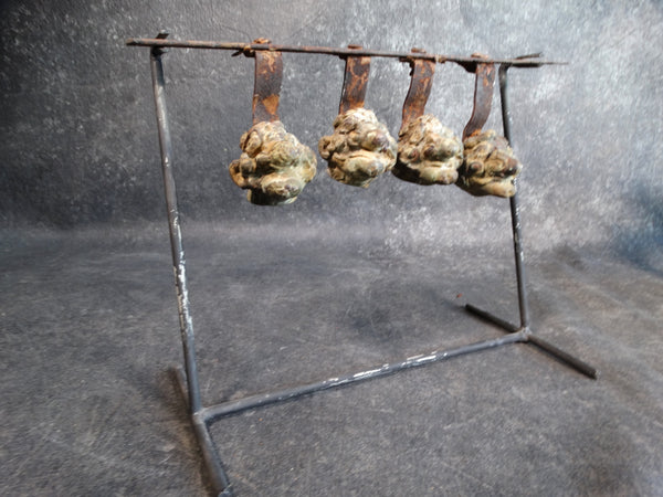 Four Mounted Cast Bronze Arcade Heads pre-War A2419