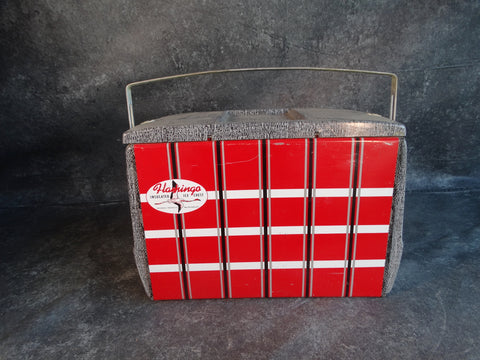 Flamingo Insulated Ice Chest c 1950s A2627
