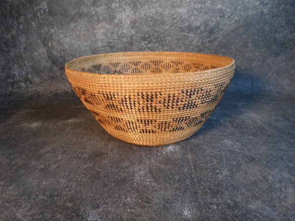 Yokuts Rattlesnake Pattern Basket A 2794