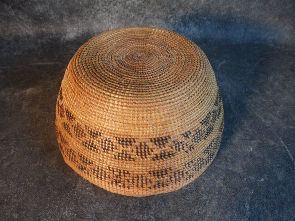 Yokuts Rattlesnake Pattern Basket A 2794