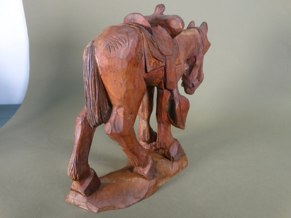 Andy Anderson - Saddled Horse - Folk Art Figure A2954