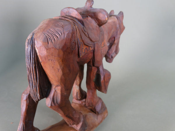 Andy Anderson - Saddled Horse - Folk Art Figure A2954