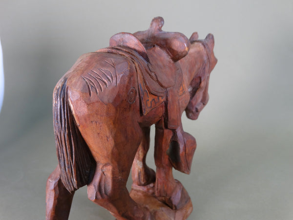 Andy Anderson - Saddled Horse - Folk Art Figure A2954
