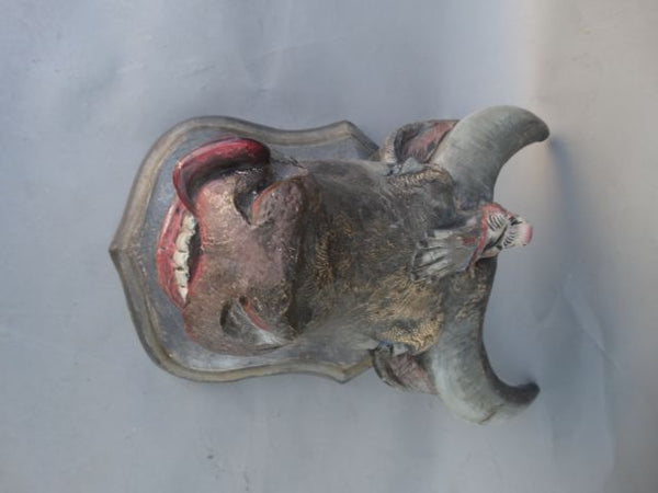 Asian Terracotta Water Buffalo Head