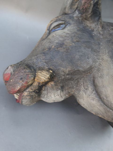 Asian Terracotta Water Buffalo Head