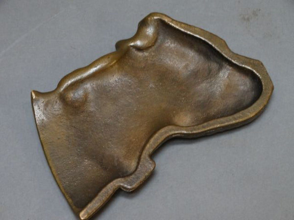 Bradley & Hubbard Bull Terrier Bronze Paper Weight