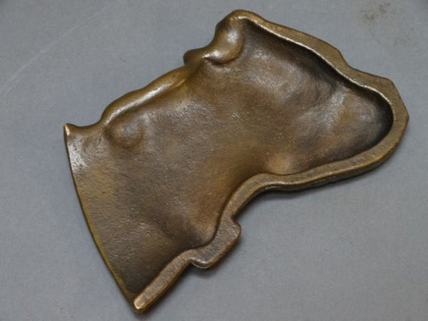 Bradley & Hubbard Bull Terrier Bronze Paper Weight