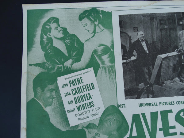 LARCENY (Aves de Rapina)  Mexican Lobby Card 1948